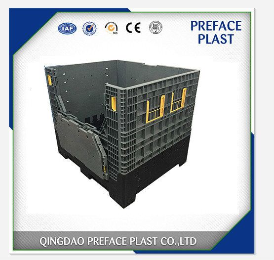 Heavy Duty Stackable Pliable Veso ak kouvèti