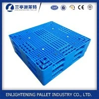 Stackable Warehoue palèt plastik pou sak
