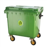 1100L/660L plastik fatra bin