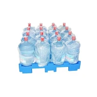 Dirab palèt plastik pou 5 boutèy dlo galon